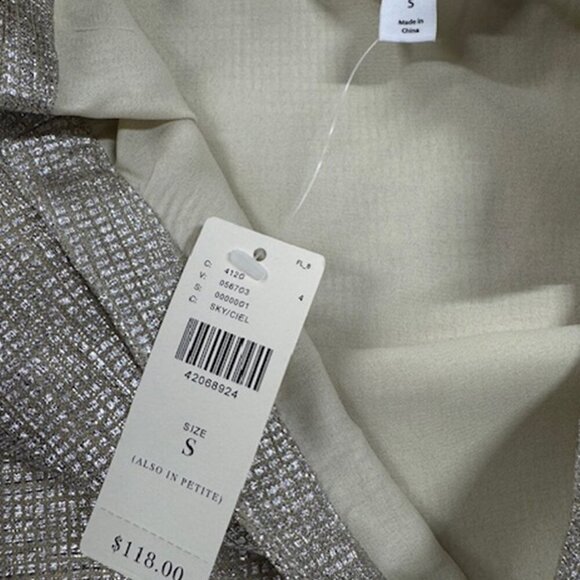 NWT Anthropologie Marcia Metallic Skirt by ISLA MAUDE - Picture 5 of 6